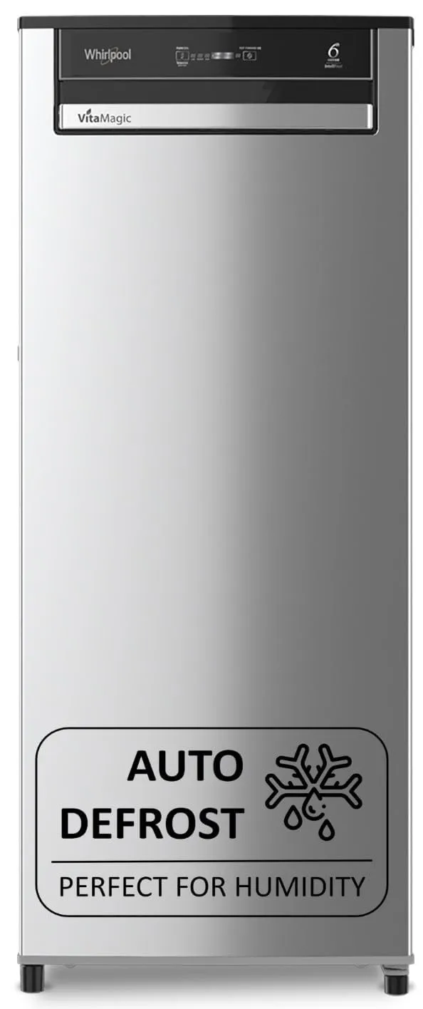 Vitamagic Pro 192L 3 Star Radiant Steel Auto Defrost Single Door Refrigerator