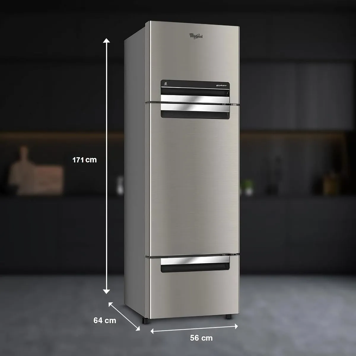 Protton 235L Frost Free Three-Door Refrigerator - Image 2