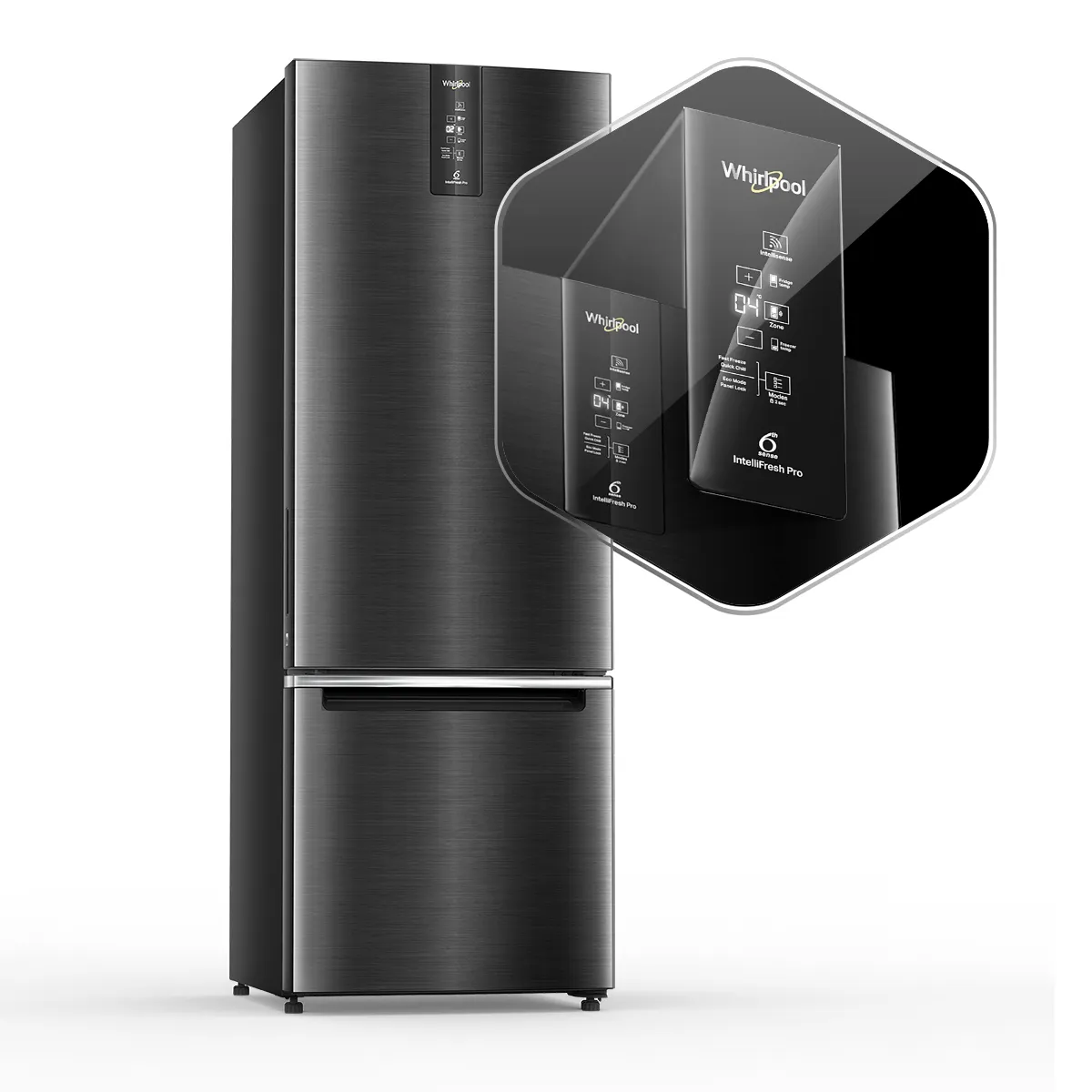 Intellifresh Pro 312L 3 Star Convertible Frost Free Bottom-Mount Refrigerator - Image 3