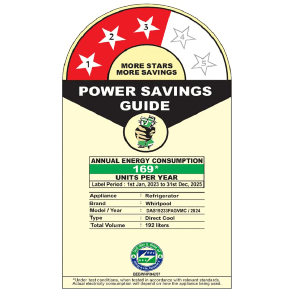 Vitamagic Pro 192L 3 Star Radiant Steel Auto Defrost Single Door Refrigerator - Image 8